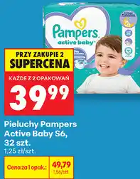 Biedronka Pieluchy Pampers Active Baby S6, 32 szt oferta