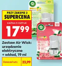 Biedronka Zestaw Air Wick: urządzenie elektryczne + wkład oferta
