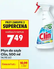 Biedronka Płyn do szyb Clin oferta