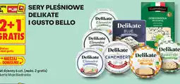 Biedronka Sery pleśniowe Delikate i Gusto Bello oferta