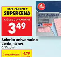Biedronka Ścierka uniwersalna Zosia, 10 szt oferta