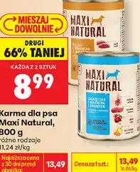 Biedronka Karma dla psa Maxi Natural oferta