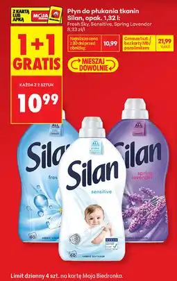 Biedronka Płyn do płukania tkanin Silan oferta