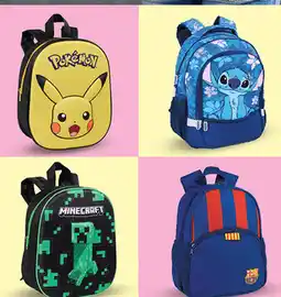 Biedronka Plecaki lub tornister licencjonowany (np. Pokémon, Stitch, Minecraft, FC Barcelona) oferta