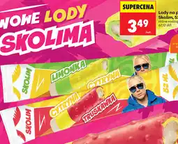 Biedronka Lody na patyku Skolim oferta