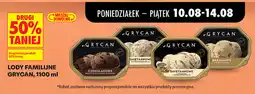 Biedronka Lody familijne Grycan oferta