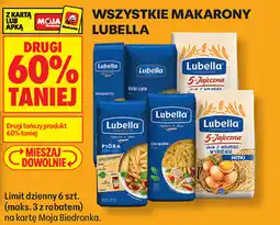 Biedronka Wszystkie makarony Lubella oferta