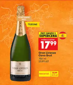Biedronka Gran Livenza Cava Brut oferta