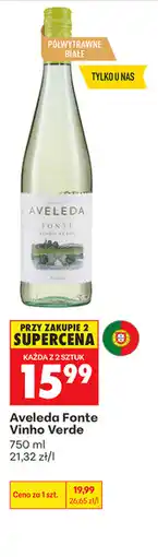 Biedronka Wino białe Aveleda Fonte Vinho Verde oferta