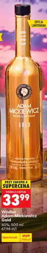 Biedronka Wódka Adam Mickiewicz Gold, 40% oferta