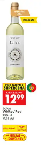 Biedronka Wino białe Loios White / Red oferta