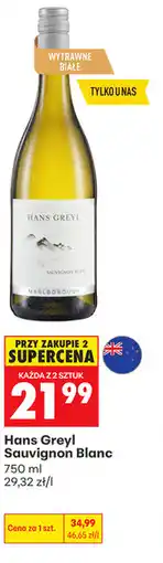 Biedronka Hans Greyl Sauvignon Blanc oferta