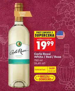 Biedronka Carlo Rossi White / Red / Rose oferta