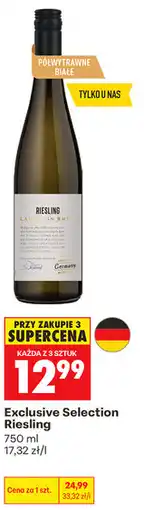 Biedronka Exclusive Selection Riesling oferta