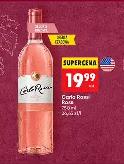 Biedronka Carlo Rossi Rose oferta