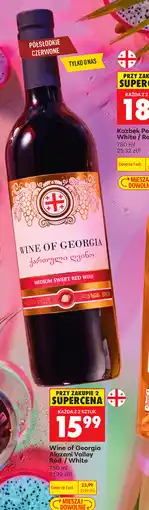 Biedronka Wine of Georgia Alazani Valley Red / White oferta