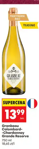 Biedronka Granbeau Colombard-Chardonnay Grande Reserve oferta