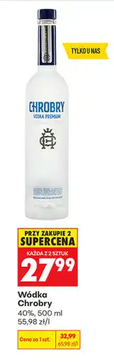 Biedronka Wódka Chrobry 40% oferta