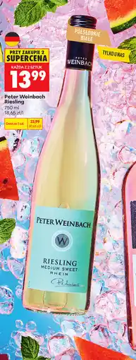 Biedronka Peter Weinbach Riesling oferta
