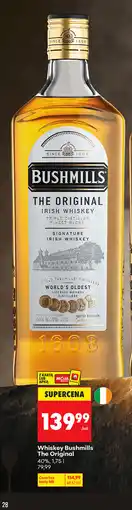 Biedronka Whiskey Bushmills The Original 40% oferta