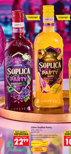 Biedronka Likier Soplica Party Winogrono & Jabłko oferta