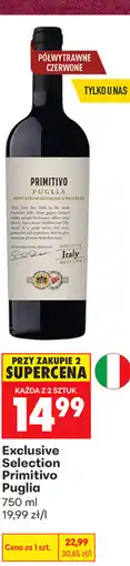 Biedronka Exclusive Selection Primitivo Puglia oferta