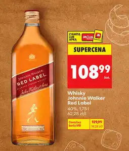 Biedronka Whisky Johnnie Walker Red Label oferta