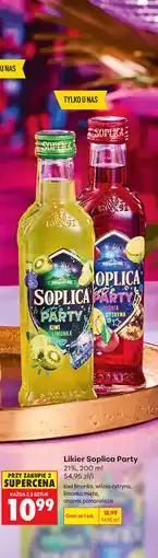 Biedronka Likier Soplica Party Kiwi Limonka / Wiśnia Cytryna oferta