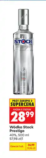 Biedronka Wódka Stock Prestige 40% oferta