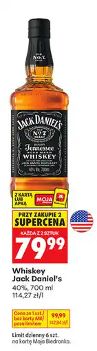Biedronka Whiskey Jack Daniel's oferta