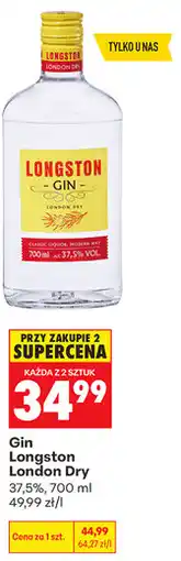 Biedronka Gin Longston London Dry oferta