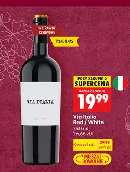 Biedronka Wino Via Italia Red / White oferta