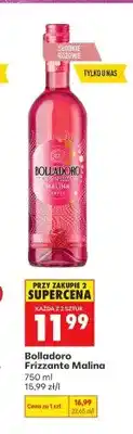 Biedronka Wino musujące Bolladoro Frizzante Malina oferta