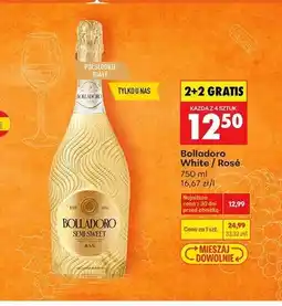 Biedronka Wino musujące Bolladoro White oferta