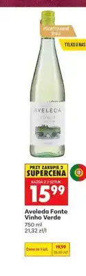 Biedronka Wino półwytrawne białe Aveleda Fonte Vinho Verde oferta