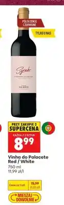 Biedronka Wino półsłodkie czerwone Vinha do Palacete Red oferta