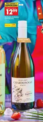 Biedronka Wino białe półwytrawne Exclusive Selection Chardonnay oferta