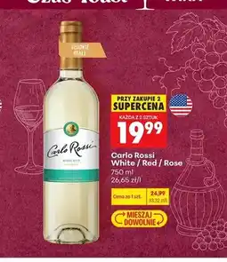 Biedronka Wino białe Carlo Rossi White oferta
