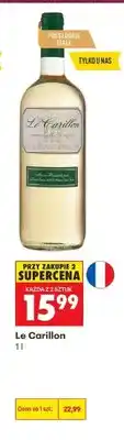 Biedronka Wino białe półsłodkie Le Carillon oferta