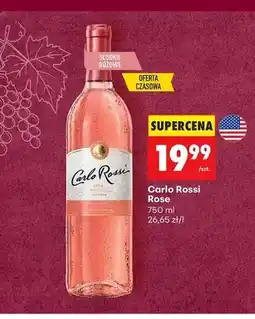 Biedronka Wino różowe Carlo Rossi Rose oferta