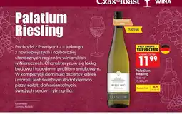 Biedronka Wino białe półwytrawne Palatium Riesling oferta