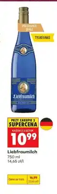 Biedronka Wino białe półsłodkie Palatium Liebfraumilch oferta