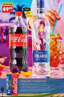 Biedronka Zestaw wódka Finlandia 40% 700 ml + napój Coca-Cola 850 ml oferta