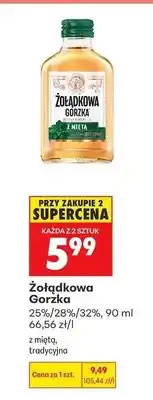 Biedronka Likier Żołądkowa Gorzka z miętą oferta