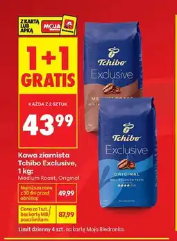 Biedronka Kawa ziarnista Tchibo Exclusive Original oferta