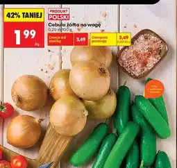 Biedronka Cebula żółta na wagę oferta