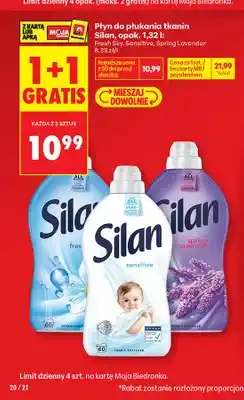 Biedronka Płyn do płukania tkanin Silan Sensitive oferta