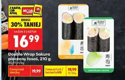 Biedronka Double Wrap Sakura pieczony łosoś i mango oferta