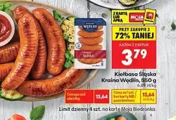 Biedronka Kiełbasa Śląska Kraina Wędlin oferta