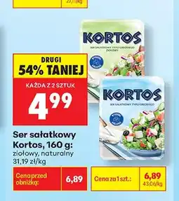 Biedronka Ser sałatkowy Kortos naturalny oferta